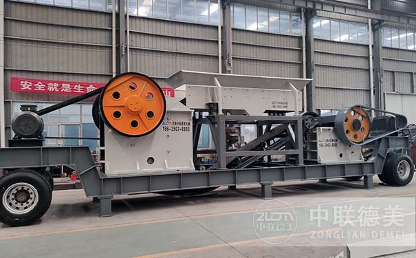 建筑垃圾移动破碎站