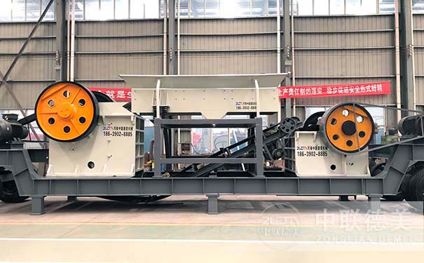 移动建筑垃圾分选破碎站
